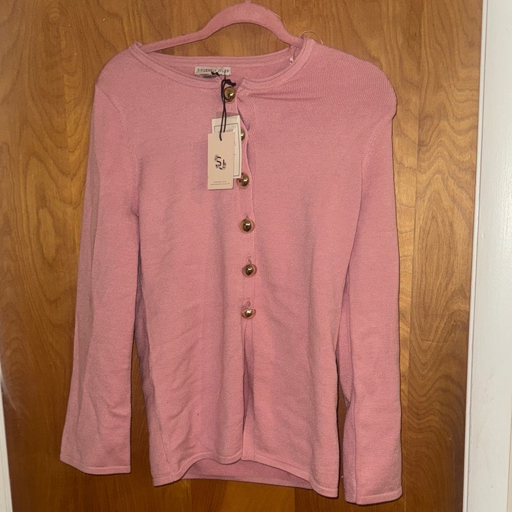 Sincerely Jules Pink Button-Down Set